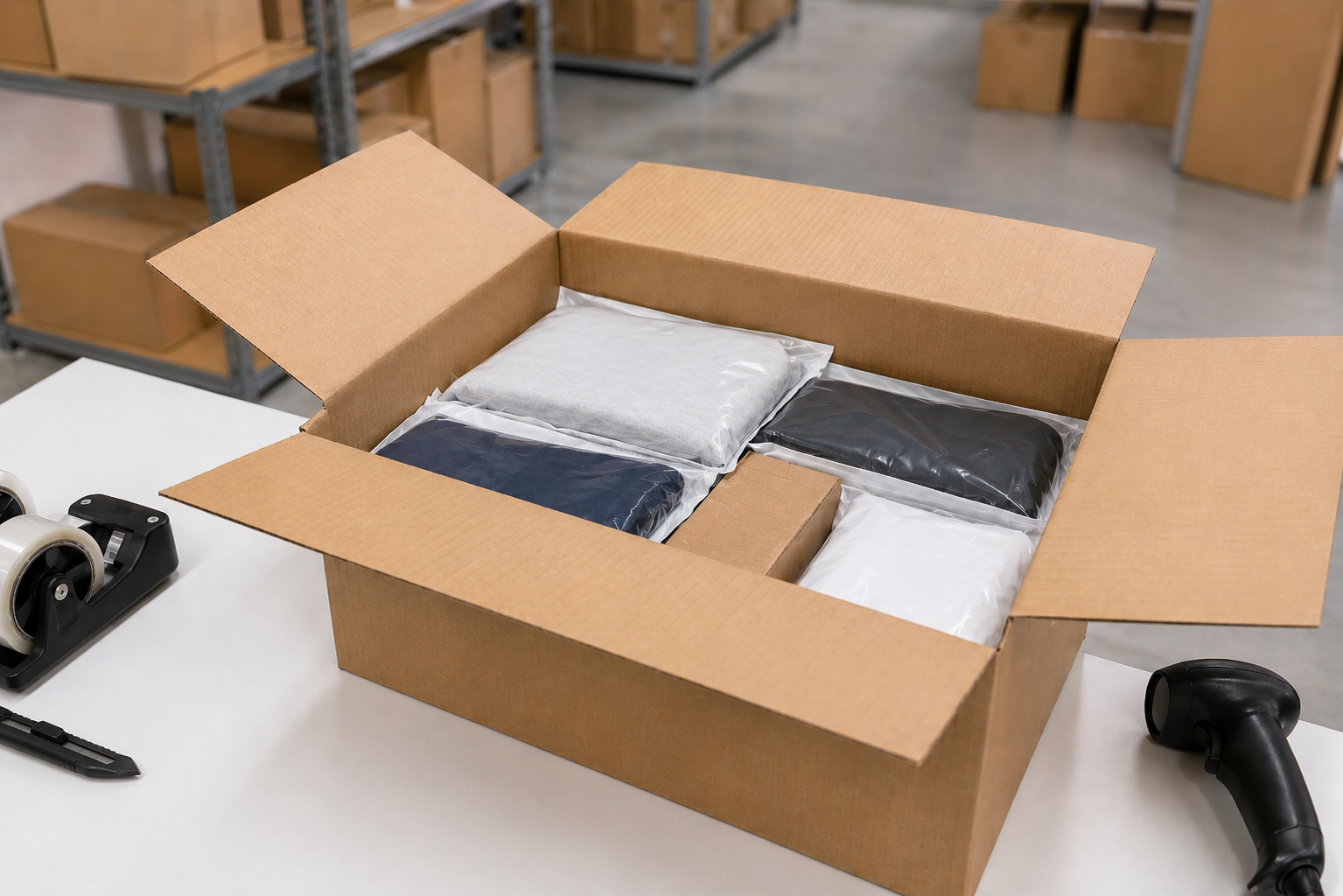 Cajas de cartón corrugado para envíos y e‑commerce