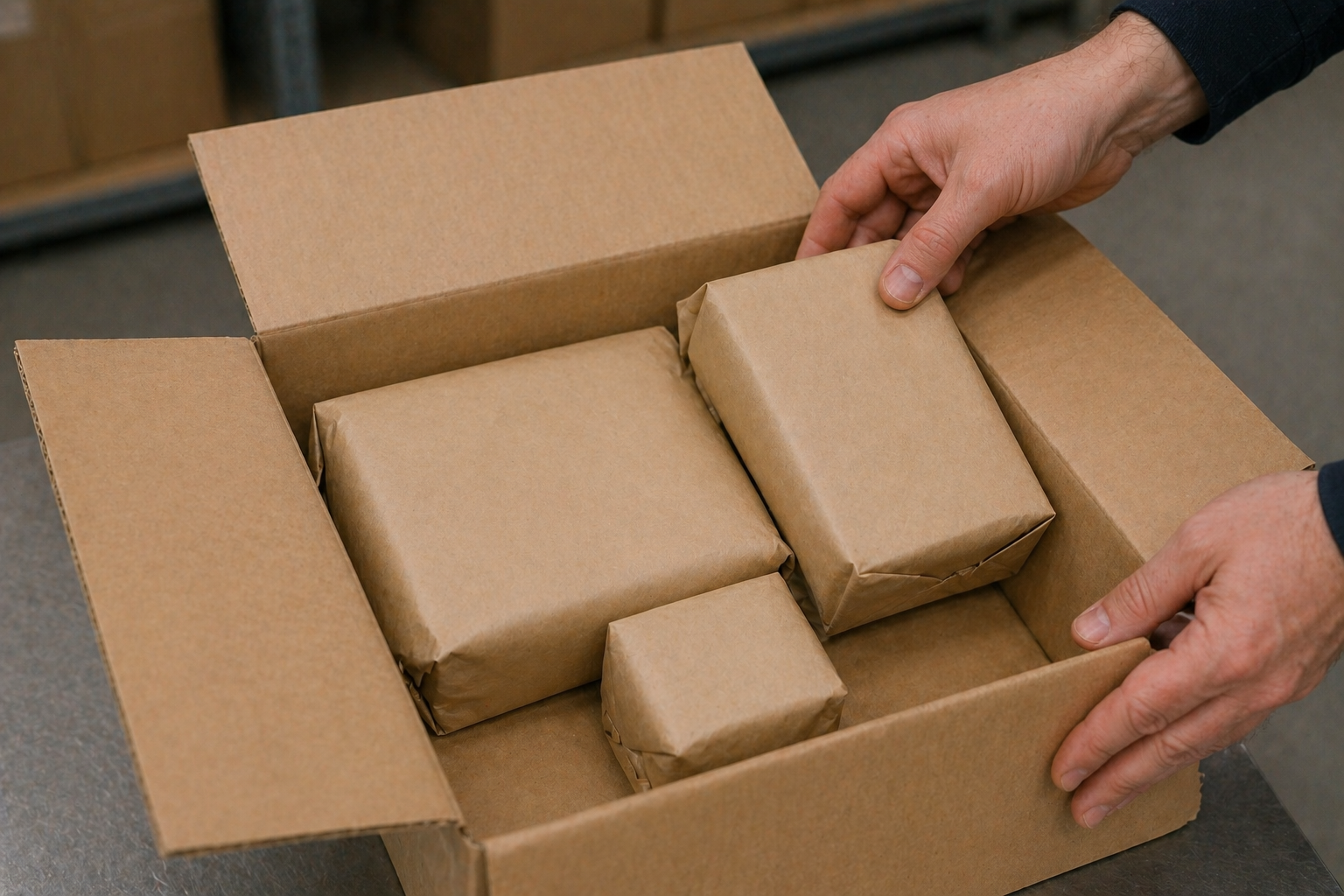 Papel kraft para embalaje y protección de productos